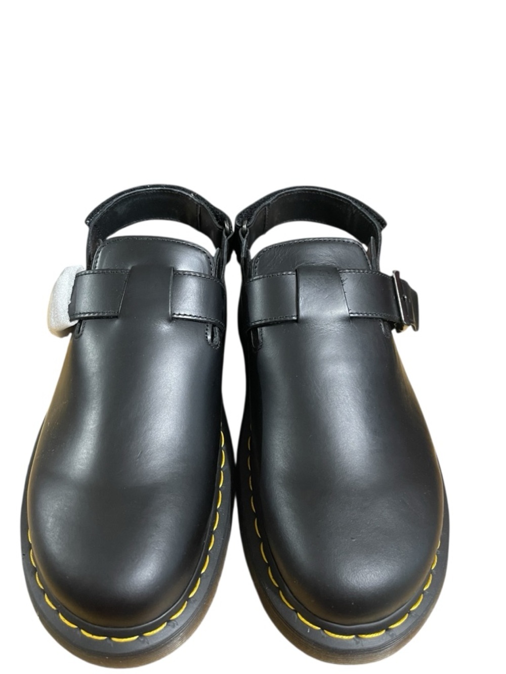 Dr. Martens Men's Jorge II Black Leather Slingback Clog Work Shoe sz 12 NIB